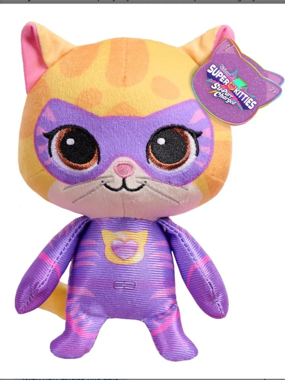Disney Jr. SuperKitties Small 7-inch Plush Sparks Stuffed Animal  NWT